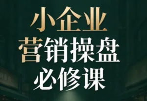 马老师·2026中小企业营销操盘必修课-红果网创