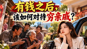 某公众号付费文章：有钱之后，该如何对待穷亲戚？-红果网创