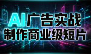 AI广告实战制作商业级短片-红果网创