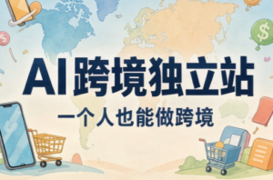 AI跨境独立站运营与投流体系-红果网创