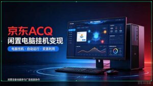 京东ACQ是什么?闲置电脑挂机采集项目拆解-红果网创