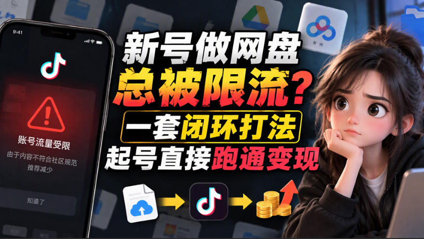 小白新号过限流：别发链先养号，12步SOP直接抄 - 红果网创-红果网创